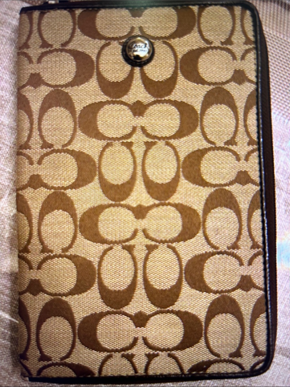 Coach canvas Ipad Case